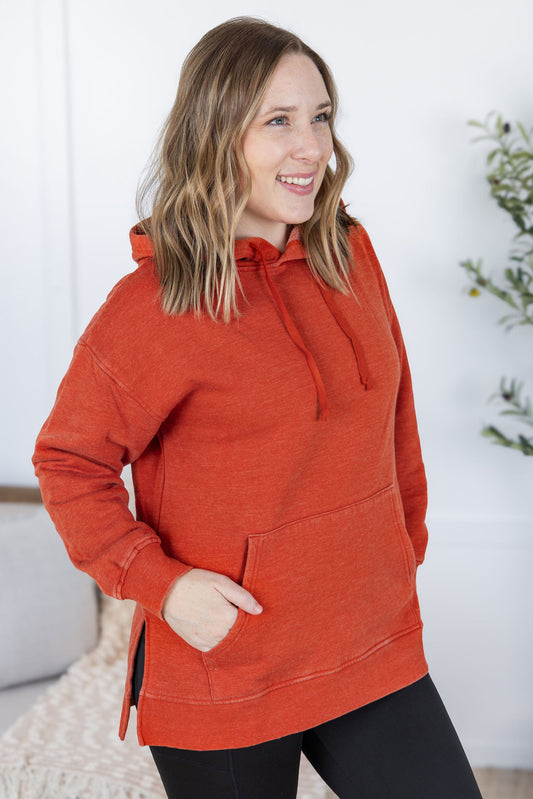 IN STOCK Vintage Wash Hoodie - Rust