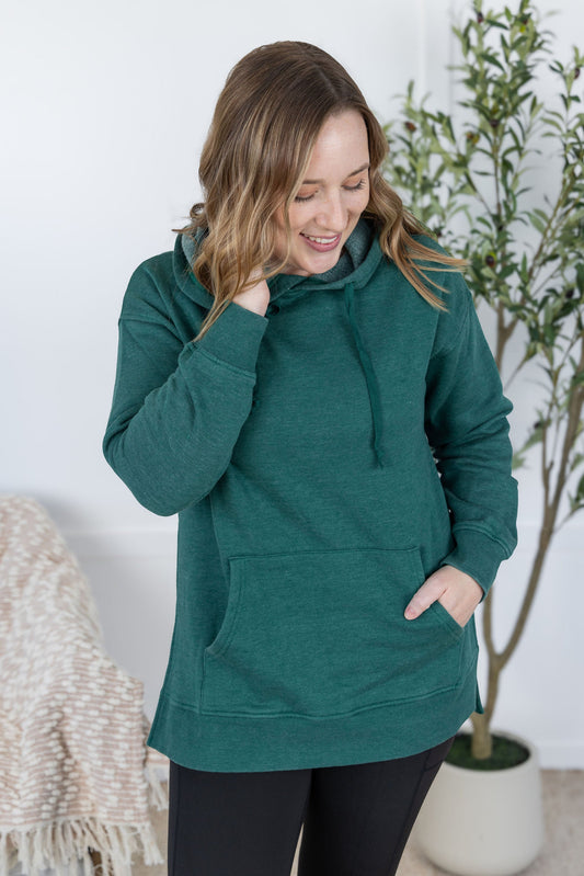 IN STOCK Vintage Wash Hoodie - Hunter Green