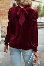 Load image into Gallery viewer, Holiday Spirit Velvet Top