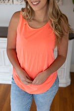 Load image into Gallery viewer, Tiffany Tank Top- Neon Coral