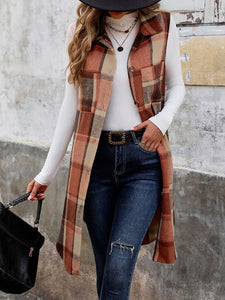 Back To School Plaid Vest