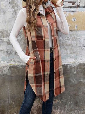 Back To School Plaid Vest