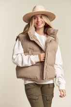 Load image into Gallery viewer, Carrin Hooded Puffy Vest