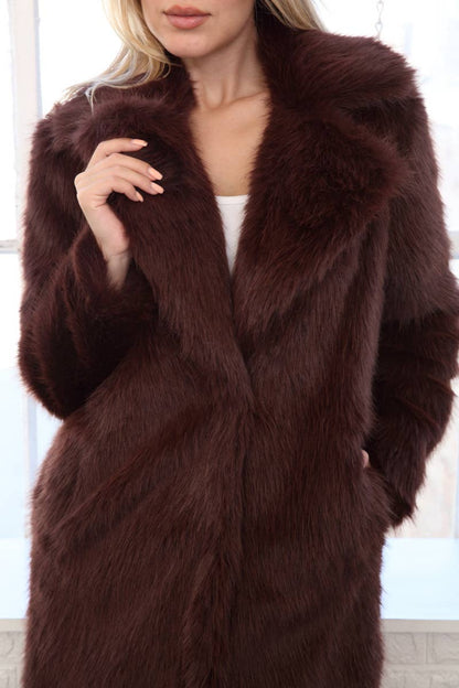 Coco Faux Fur Overcoat