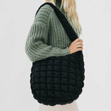 Load image into Gallery viewer, Carmen Quilted Hobo Tote Bag