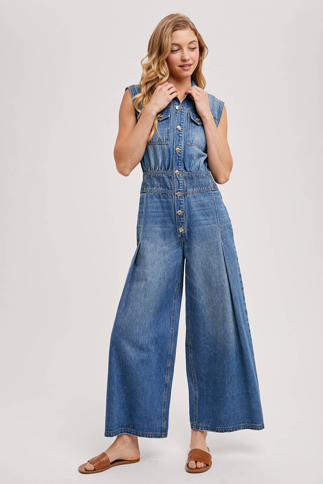 Not Your Basic Denim Jumpsuit