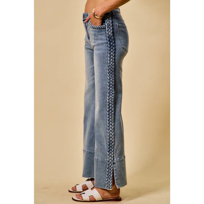 Carmen Braided Split Seam Jeans