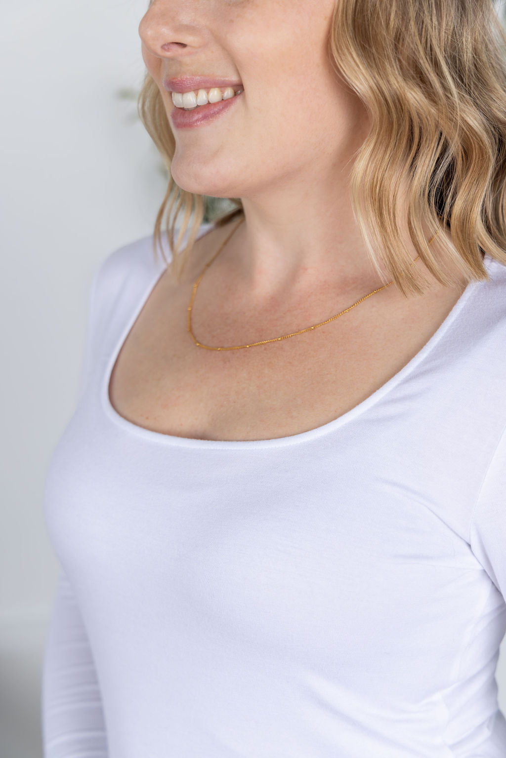 IN STOCK Alyssa Long Sleeve Top - White