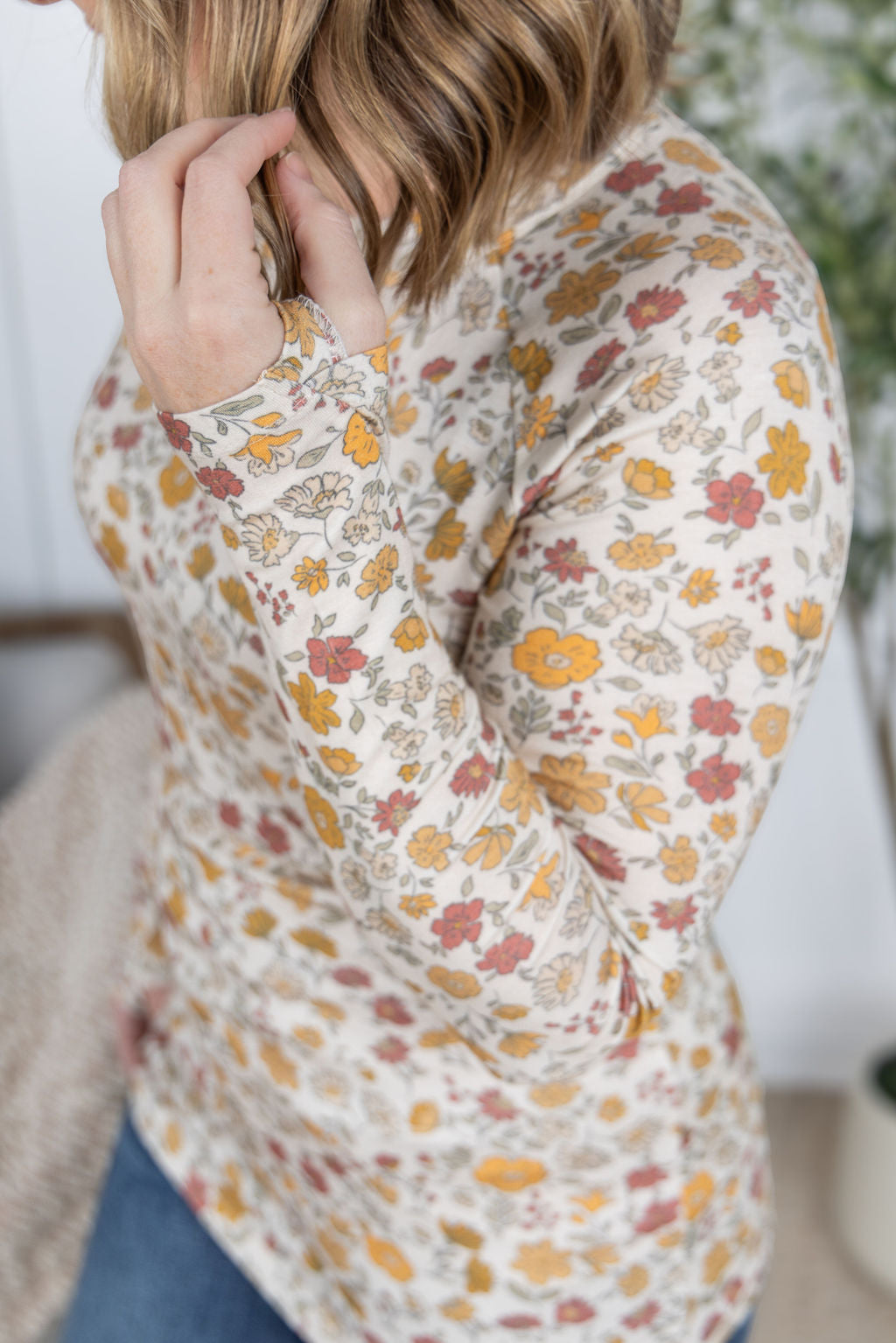 Blair Long Sleeve Top - Fall Vintage Floral