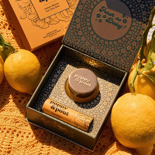 Lip Care Duo, Lemon Bloom or Mint
