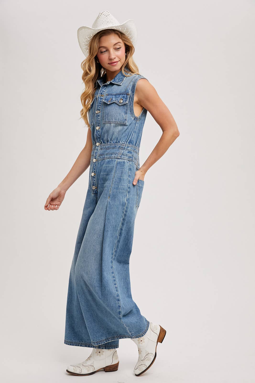 Not Your Basic Denim Jumpsuit