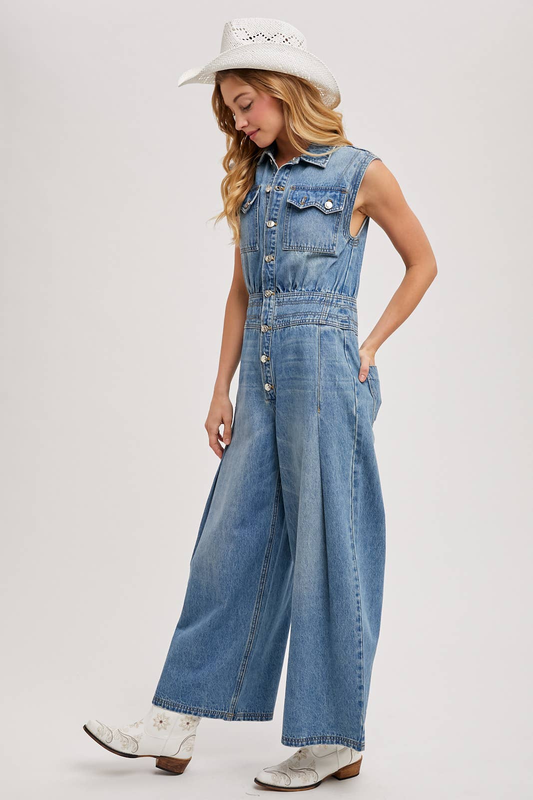Not Your Basic Denim Jumpsuit