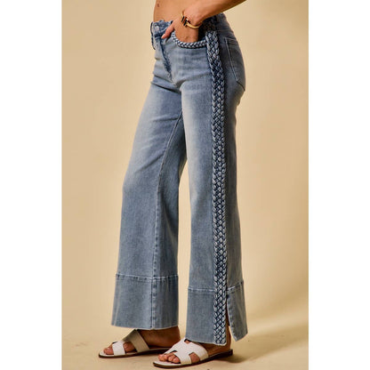 Carmen Braided Split Seam Jeans