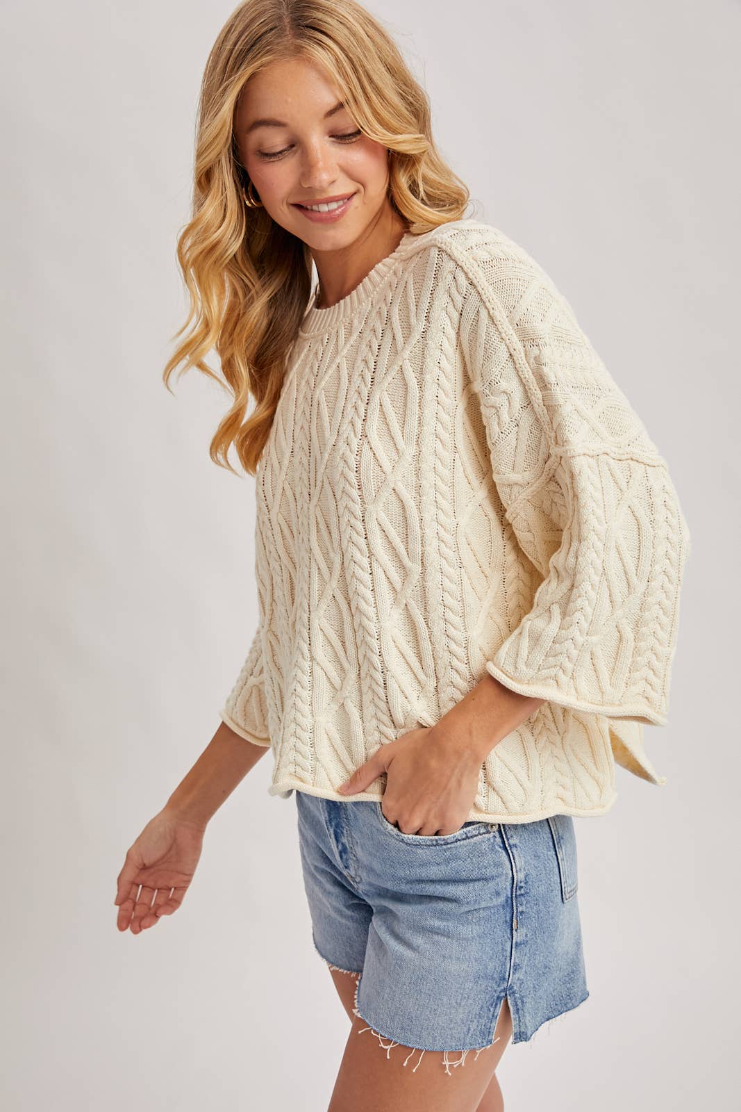 Clarice Cable Knit Sweater