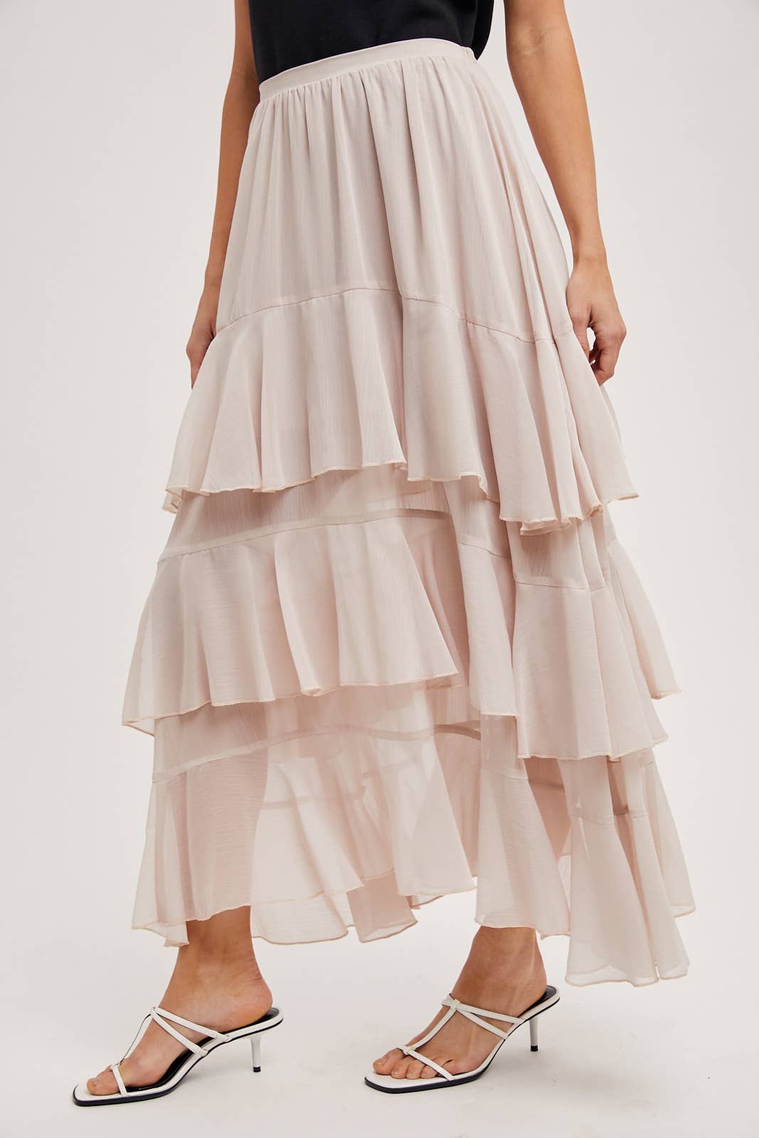 Stella Lined Tiered Skirt