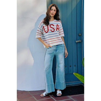 Carmen Braided Split Seam Jeans