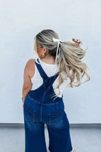 Load image into Gallery viewer, Scout Wide Leg Cropped Denim Overalls