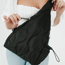 Load image into Gallery viewer, Striding Through Philly Puffer Sling Bag &amp; Backpack