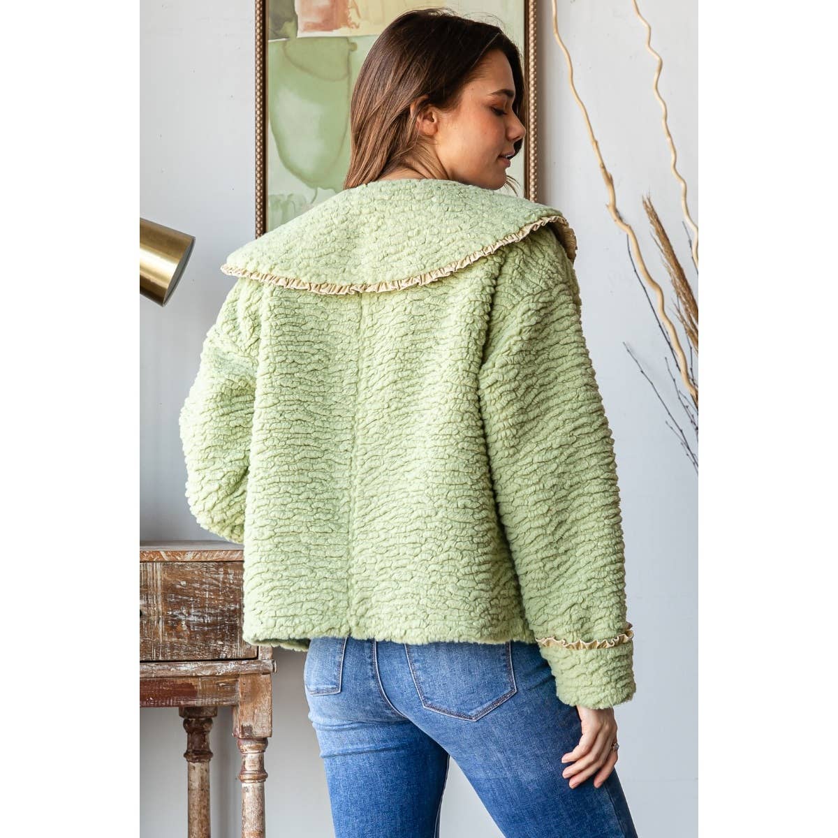 Springhill Peterpan Jacket- Celery
