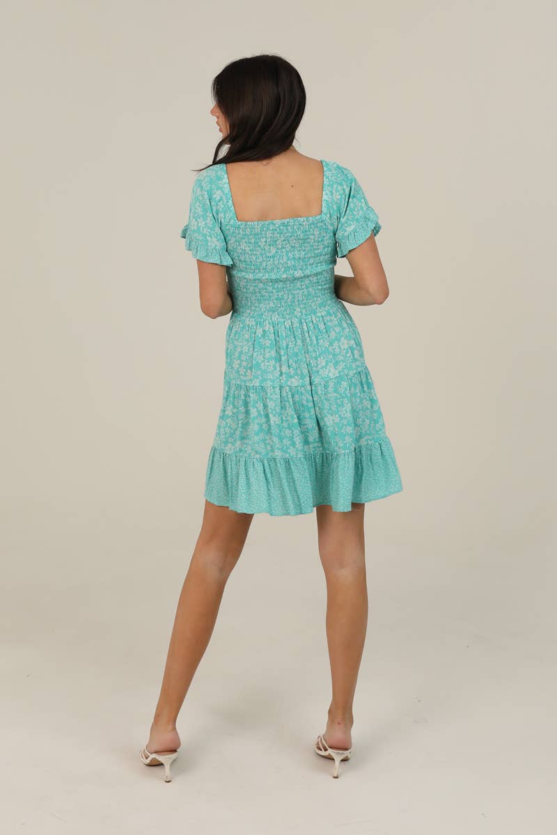 Minty Meadows Dress