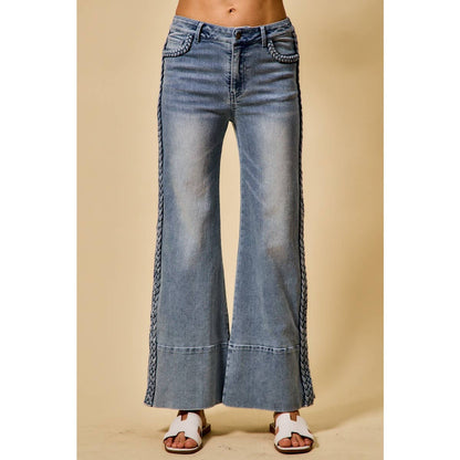 Carmen Braided Split Seam Jeans