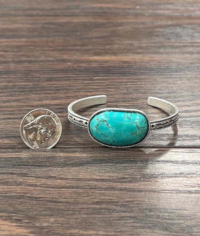 711344, Turquoise Cuff Bracelet