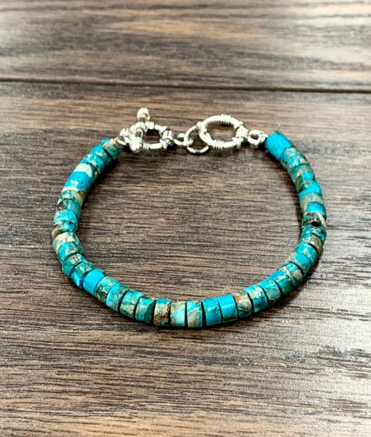711224, Handmade Gemstone Adjustable Bracelet