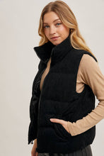 Load image into Gallery viewer, Hana Corded Puffer Vest