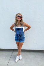 Load image into Gallery viewer, Blakeley Kaci Short Denim Overalls