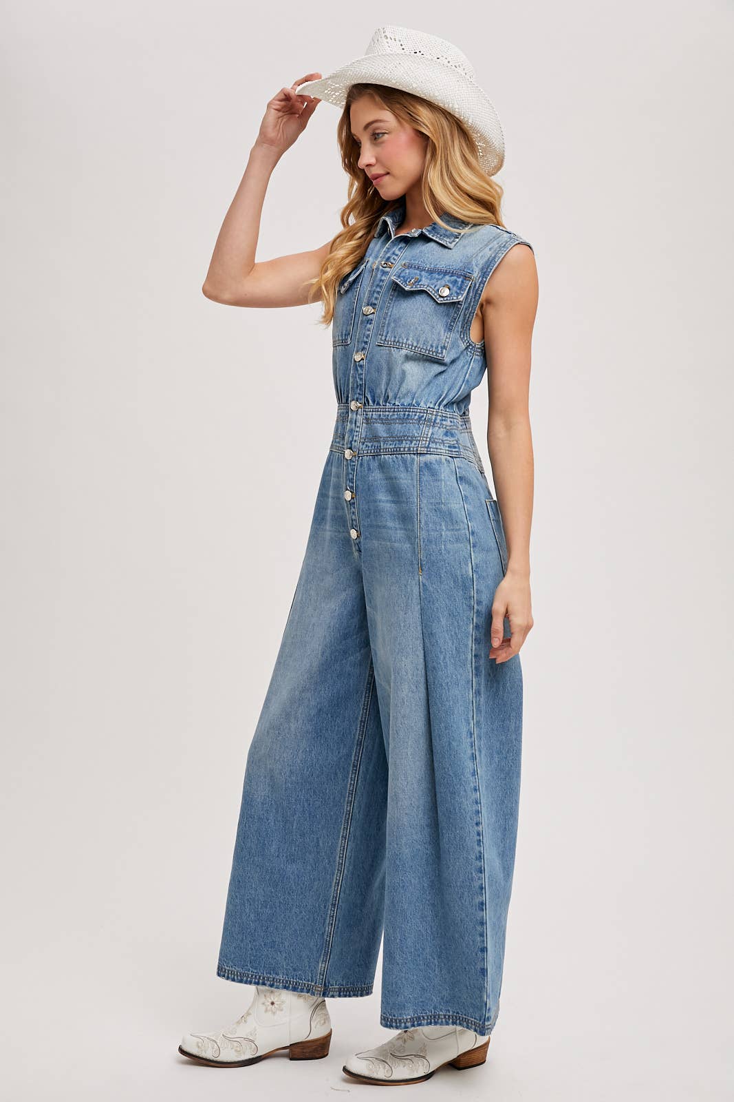 Not Your Basic Denim Jumpsuit
