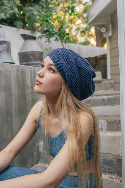 Warren Waffle Knit Slouch Beanie – Fall Collection