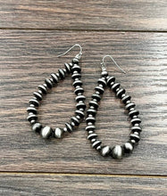 Load image into Gallery viewer, Handmade Drop Navajo Bead Earrings