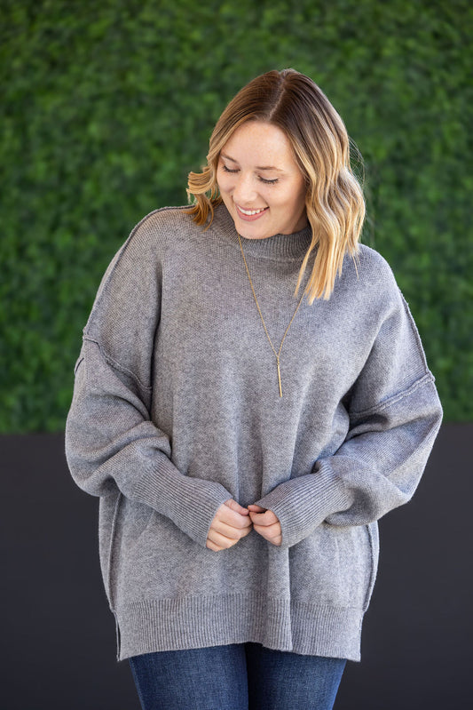 Aurora Cozy Sweater - Grey