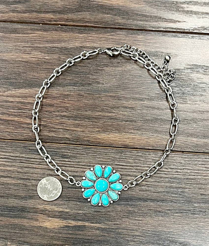 739168, Navajo Turquoise Necklace