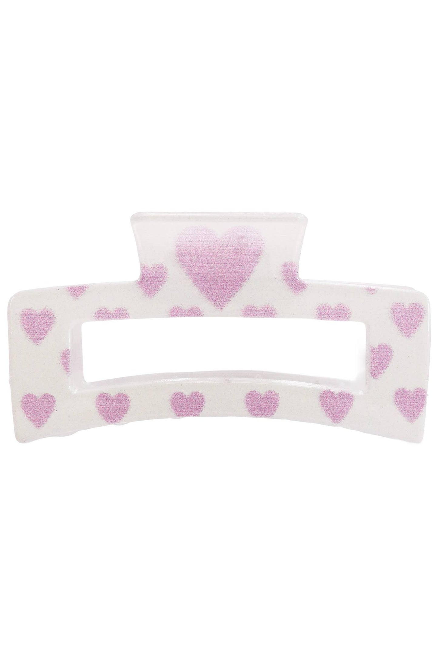 Romantic Love Heart Hollow Block Hair Claw