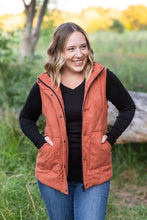 Load image into Gallery viewer, IN STOCK Corduroy Vest - Pumpkin FINAL SALE