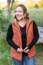 Load image into Gallery viewer, IN STOCK Corduroy Vest - Pumpkin FINAL SALE