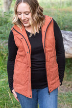 Load image into Gallery viewer, IN STOCK Corduroy Vest - Pumpkin FINAL SALE