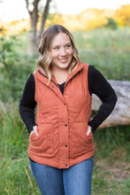 Load image into Gallery viewer, IN STOCK Corduroy Vest - Pumpkin FINAL SALE