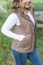 Load image into Gallery viewer, IN STOCK Corduroy Vest - Mocha FINAL SALE