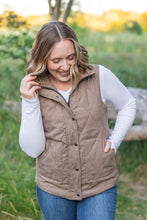 Load image into Gallery viewer, IN STOCK Corduroy Vest - Mocha FINAL SALE