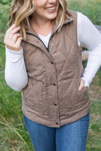 Load image into Gallery viewer, IN STOCK Corduroy Vest - Mocha FINAL SALE