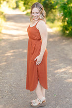 Load image into Gallery viewer, IN STOCK Reagan Ribbed Midi Dress - Rust | Women&#39;s Dress FINAL SALE