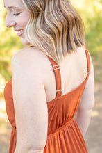 Load image into Gallery viewer, IN STOCK Reagan Ribbed Midi Dress - Rust | Women&#39;s Dress FINAL SALE