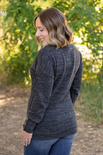 Load image into Gallery viewer, IN STOCK Brittney Button Sweater - Charcoal | Women&#39;s Long Sleeve FINAL SALE