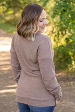 Load image into Gallery viewer, IN STOCK Brittney Button Sweater - Mocha FINAL SALE