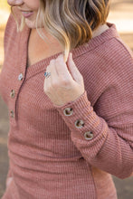 Load image into Gallery viewer, IN STOCK Brittney Button Sweater - Terra Cotta | Women&#39;s Long Sleeve FINAL SALE