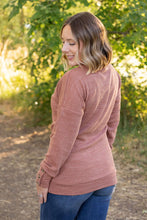 Load image into Gallery viewer, IN STOCK Brittney Button Sweater - Terra Cotta | Women&#39;s Long Sleeve FINAL SALE