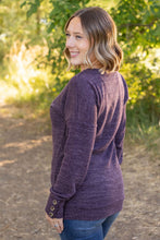 Load image into Gallery viewer, IN STOCK Brittney Button Sweater - Purple | Women&#39;s Long Sleeve FINAL SALE