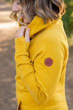 Load image into Gallery viewer, Zoey Side Zip Cowl- Mustard